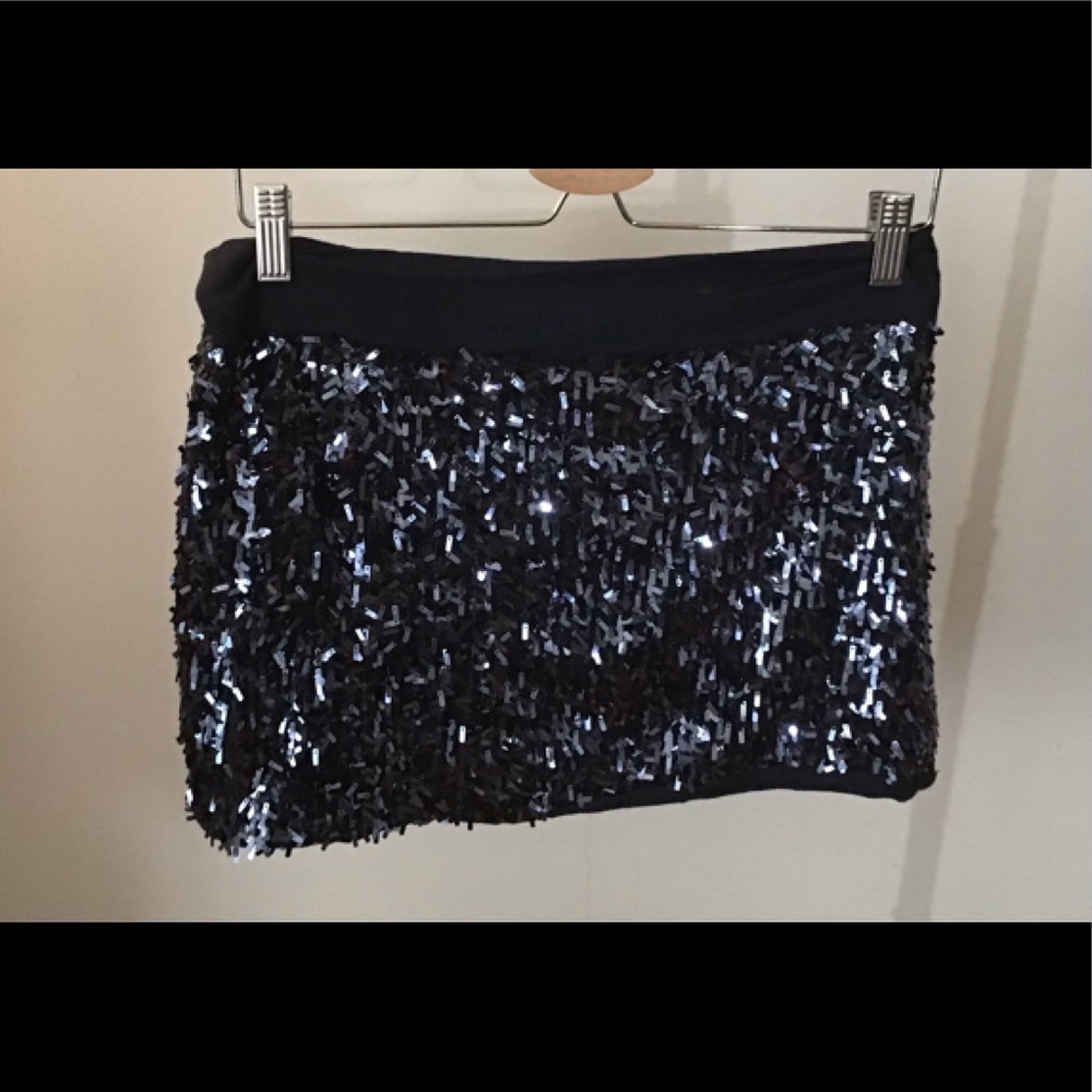 Sequin mini skirt O/S